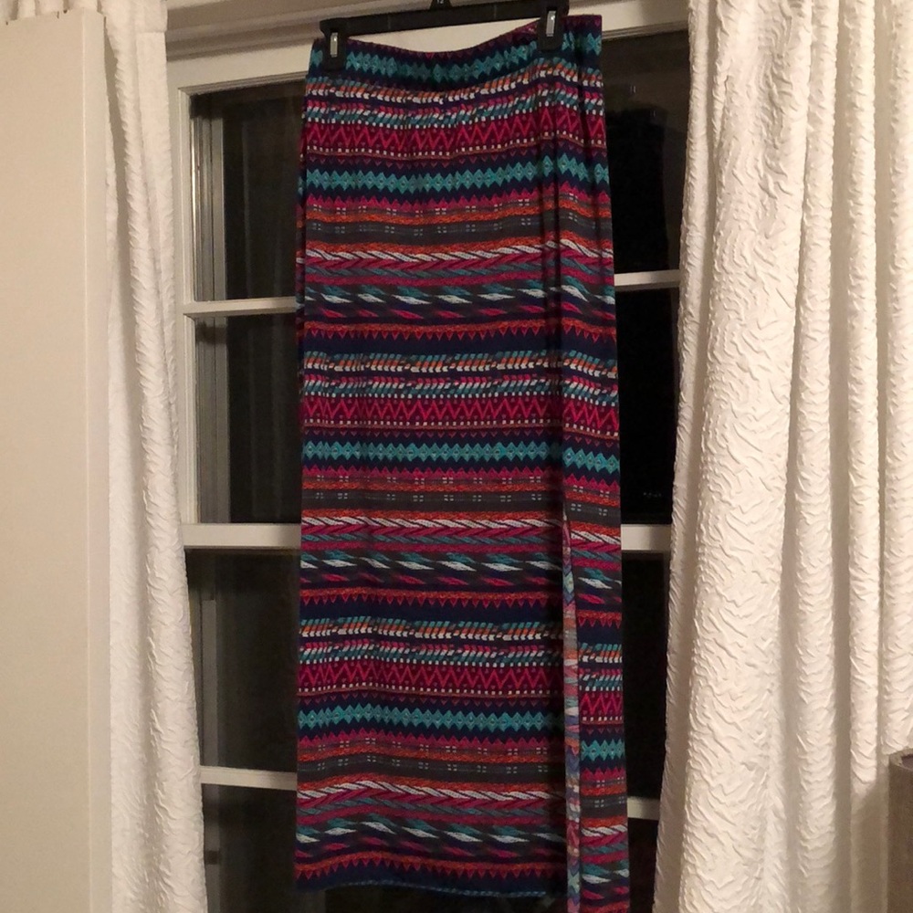 Aztec maxi skirt